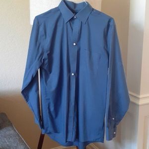 Men's large long sleeve button down shirt